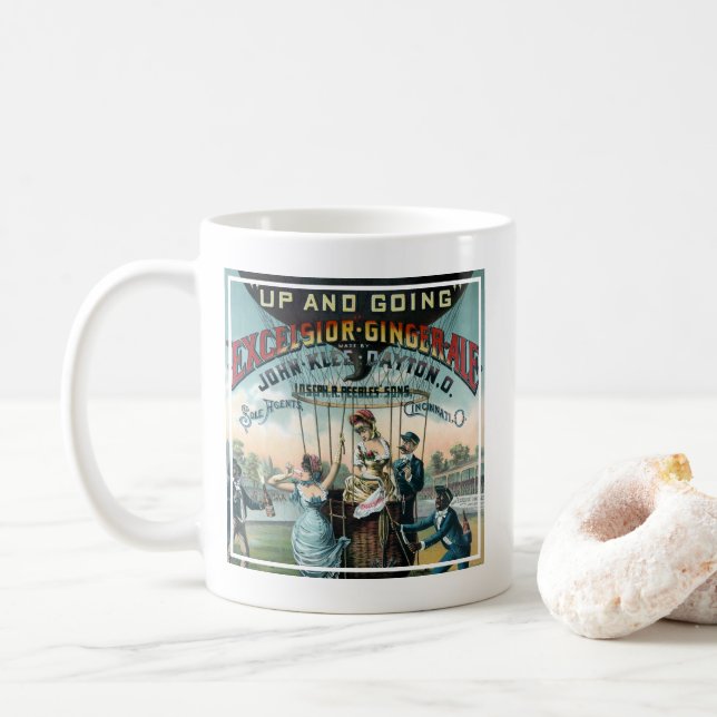 Taza De Café Excelsior Ginger Ale (Con donut)