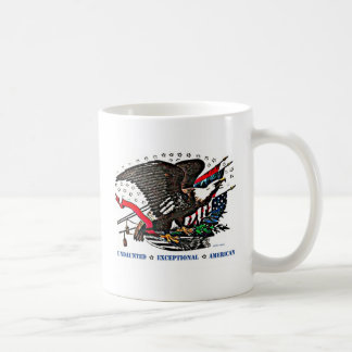 Taza De Café Exceptionalism americano, creo el inAmericanEx…