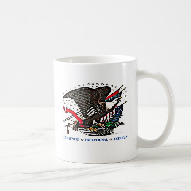 Taza De Café Exceptionalism americano, creo el inAmericanEx… (Derecha)