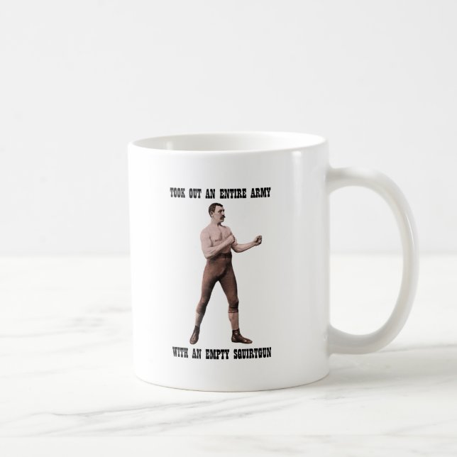 Taza De Café Excesivamente un hombre de hombres auténtico (Derecha)