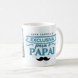 Taza De Café Exclusiva para o Papai com Foto