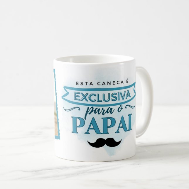 Taza De Café Exclusiva para o Papai com Foto (Anverso derecho)