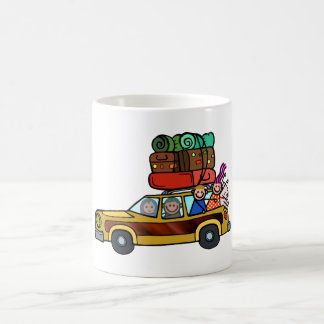 Taza De Café Excursión de la familia - viaje por carretera de