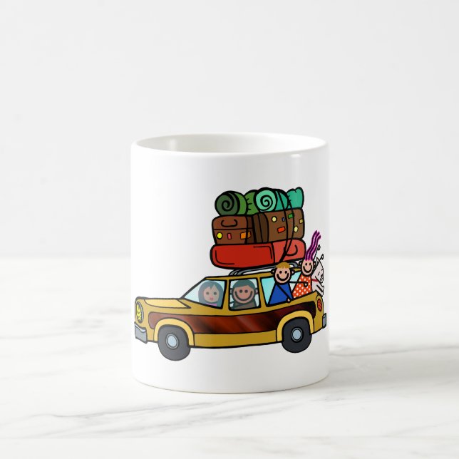 Taza De Café Excursión de la familia - viaje por carretera de (Centro)