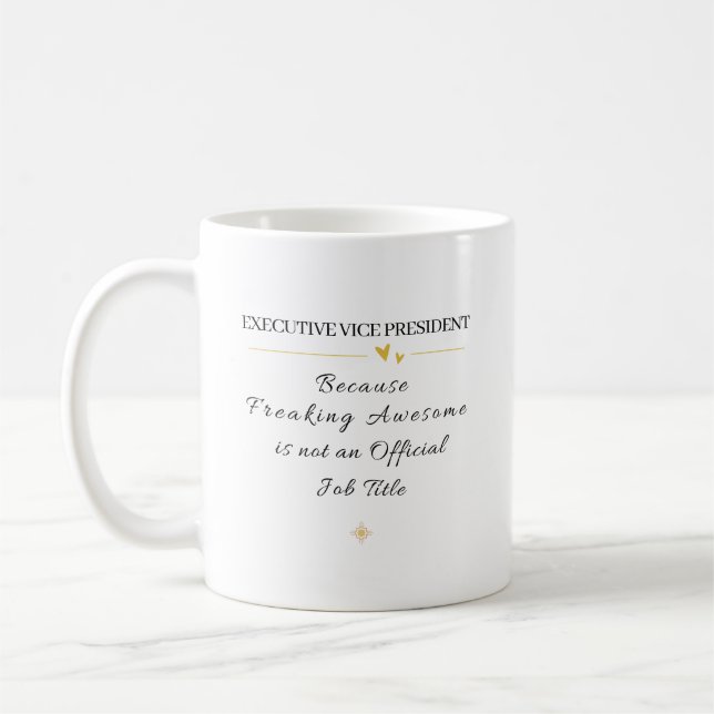 Taza De Café Executive Vice President Office Quote (Izquierda)