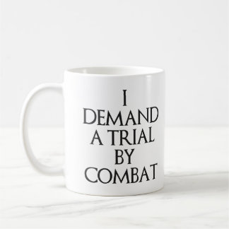 Taza De Café Exijo un ensayo por combate