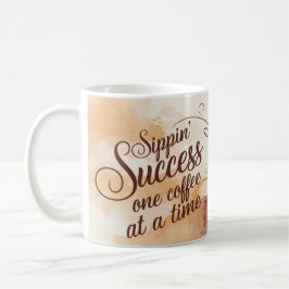 Taza De Café Éxito de Sippin - Café Inspirador