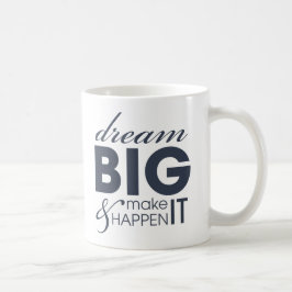 Taza De Café Éxito en el trabajo de sueño motivacional