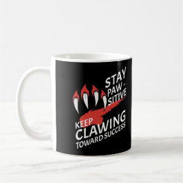 Taza De Café Éxito en la creación de un papel positivo