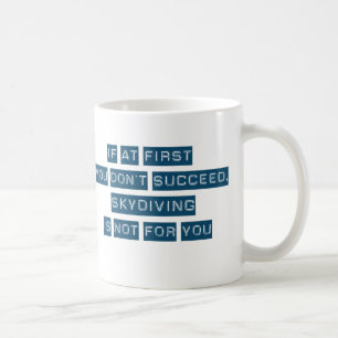 Taza De Café Éxito en Skydiving
