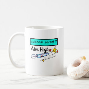 Taza De Café Éxito Secreto-Objetivo Alto Alcance Para Las Estre