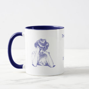 Taza de café éxitos de libertad condicional y vigi
