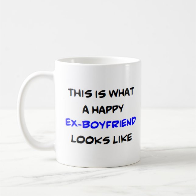 Taza De Café exnovio feliz (Izquierda)