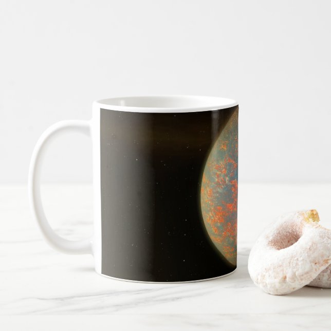 Taza De Café Exoplanet 55 Cancri E Y Su Superficie Molten