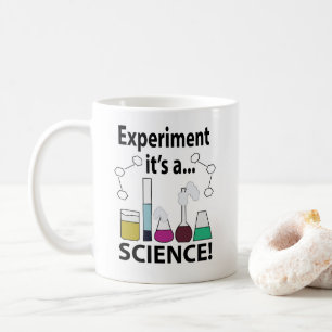 Taza De Café Experimento científico es una ciencia