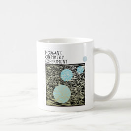 Taza De Café Experimento de química de nombre burbujas azules n