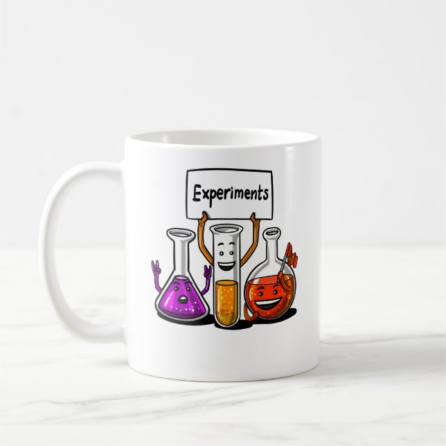 Taza De Café Experimentos sobre química: Chiste científico dive (Izquierda)