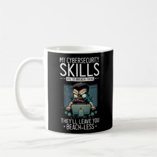 Taza De Café Experto En Ciberseguridad Para Hacker Blanco Y Cyb