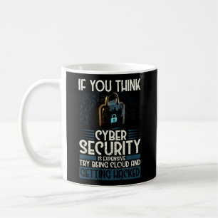 Taza De Café Experto En Ciberseguridad Para Hacker Blanco Y Cyb