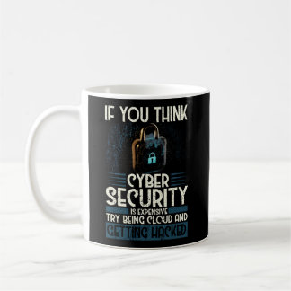 Taza De Café Experto En Ciberseguridad Para Hacker Blanco Y Cyb
