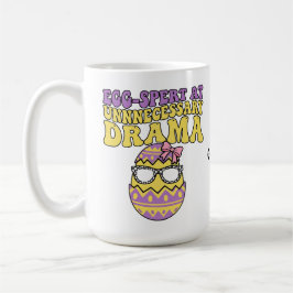 Taza De Café Experto en huevos en el drama innecesario divertid