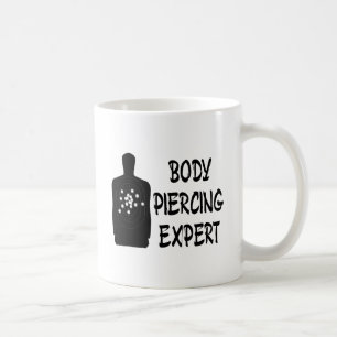Taza De Café Experto Piercing del cuerpo