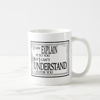 Taza De Café Explique contra entienden