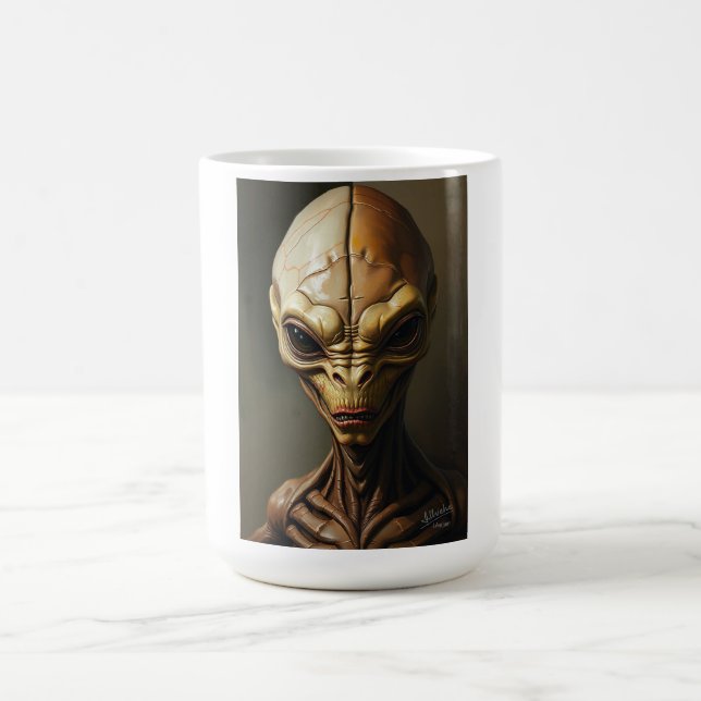 Taza De Café Explorador Alienigena Cósmico (Centro)