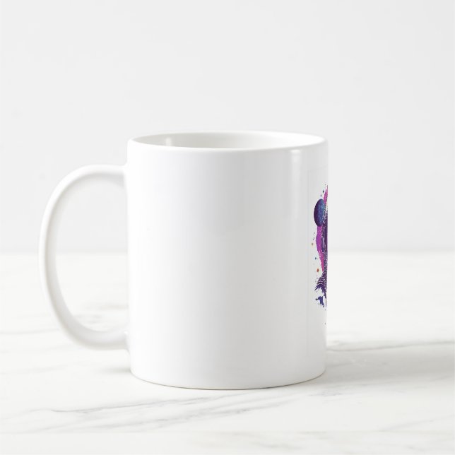 Taza De Café Explorador Astronauta Calavera (Izquierda)