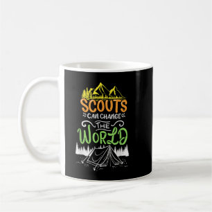 Taza De Café Explorador Campamento Montañas Exploradores