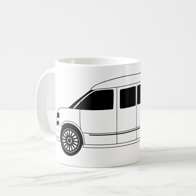 Taza De Café explorador campervan (Anverso izquierdo)