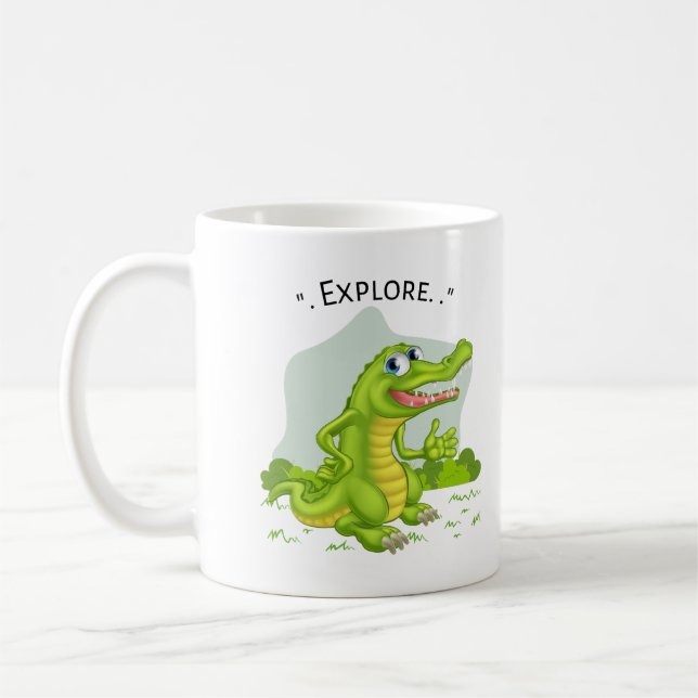 Taza De Café explorador de cocodrilos (Izquierda)