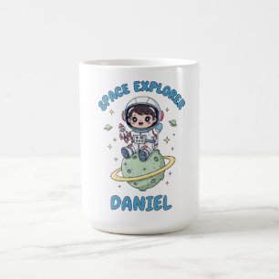 Taza De Café Explorador de espacio de personalizable Kawaii