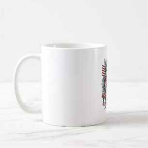 Taza De Café Explorador de la carretera del desierto patriótico