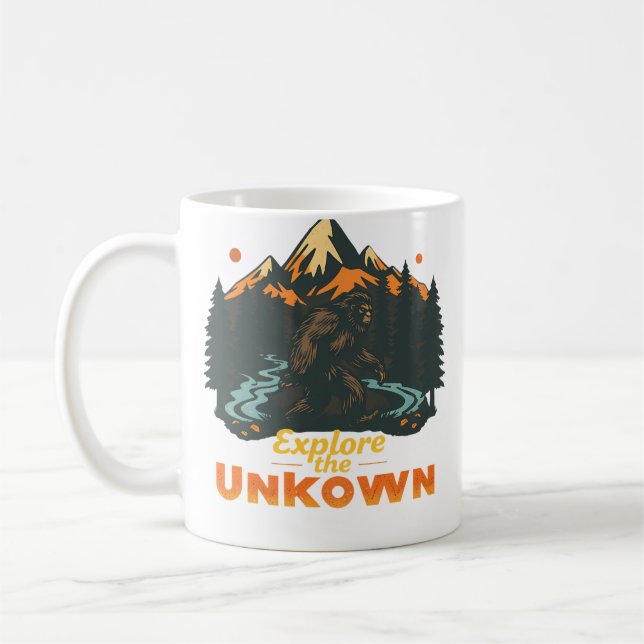 Taza De Café Explorador de Sasquatch (Izquierda)