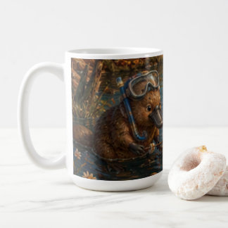 Taza De Café Exploradores del río del simpático ornitorrinco Ag