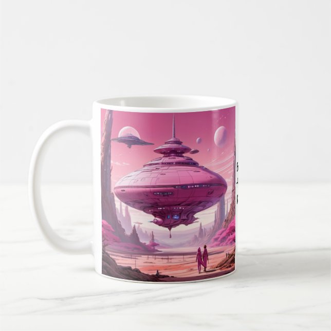 Taza De Café Explorando la peluca Dreamverse (Izquierda)