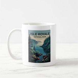 Taza De Café Explorar el remoto paraíso de Isle Royale Michigan