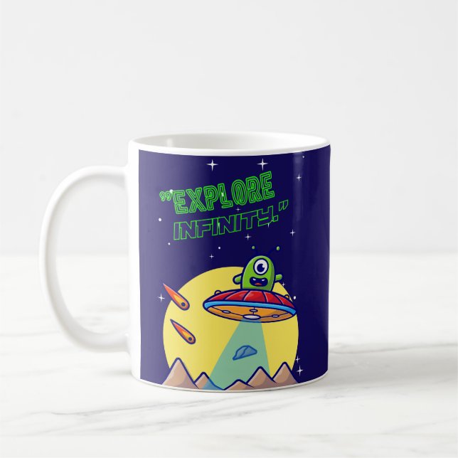 Taza De Café Explorar infinito (Izquierda)