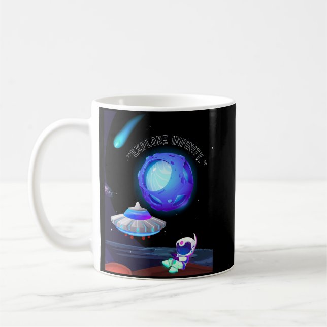 Taza De Café Explorar infinito (Izquierda)
