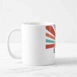 Taza De Café Explorar Más - Atardecer retro gradiente