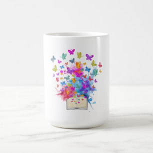 Taza De Café Explosión de mariposas