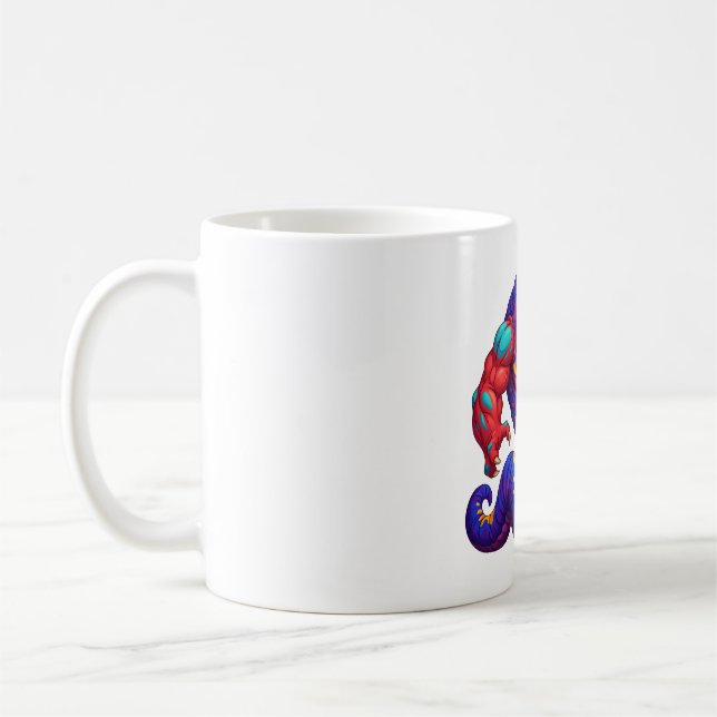 Taza De Café Explosión de Monstruo Vibrante (Izquierda)