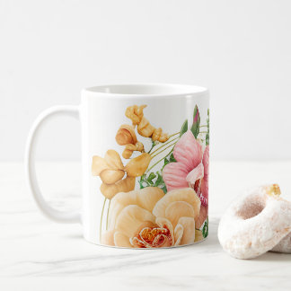 Taza De Café Explosión de Orquídeas