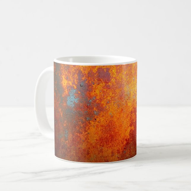 Taza De Café Explosión de patina industrial (Anverso izquierdo)