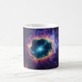 Taza De Café Explosión de supernova en un cielo nocturno lleno