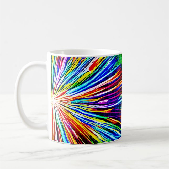 Taza De Café Explosión en el arco iris (Izquierda)