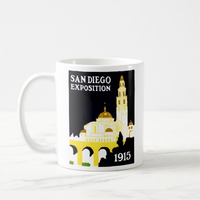 Taza De Café Exposición 1915 de San Diego (Izquierda)