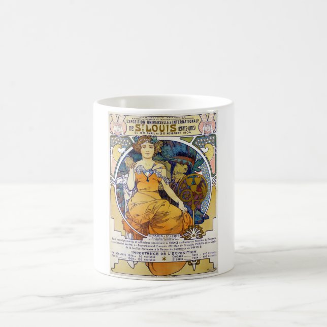 Taza De Café Exposición de St. Louis, Mucha (Centro)