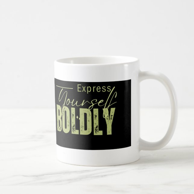 Taza De Café Expresarse con valentía (Derecha)